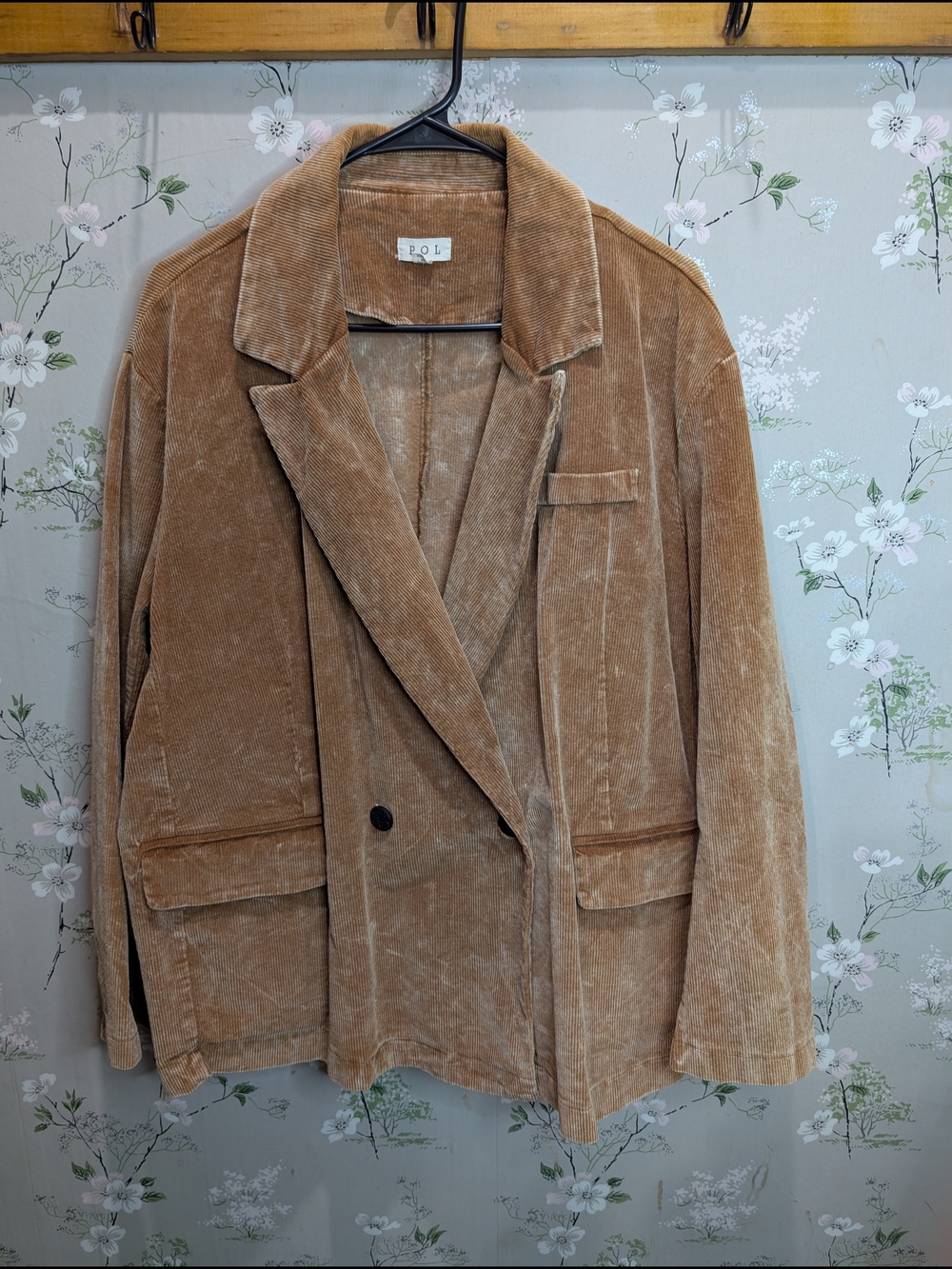 POL Corduroy Oversized Blazer